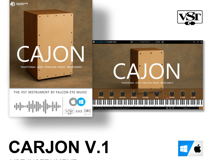 Cajon V.1 VST Instrument