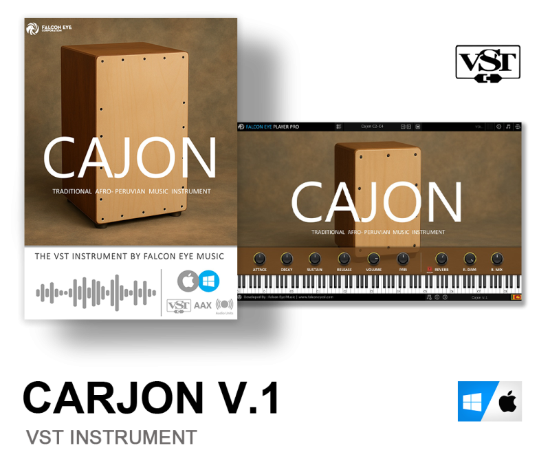 Cajon V.1 VST Instrument