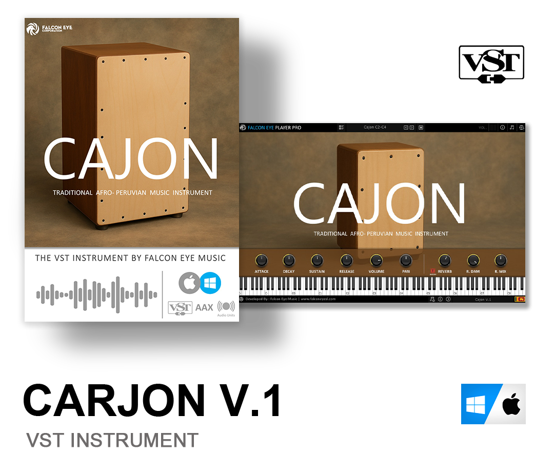 Cajon V.1 VST Instrument