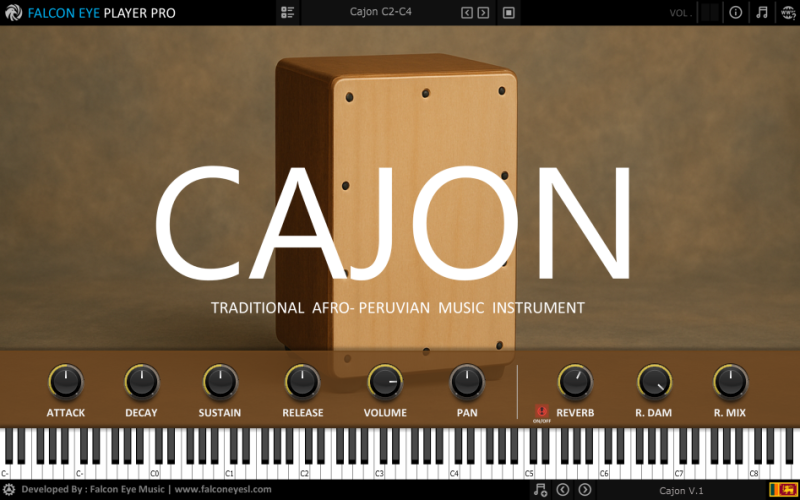 Cajon V.1 VST Instrument